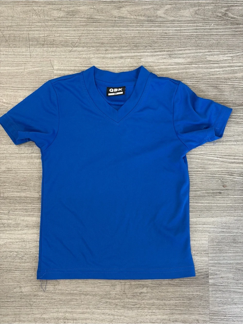 Royal Blue Kids V-Neck Kids Swim Tee